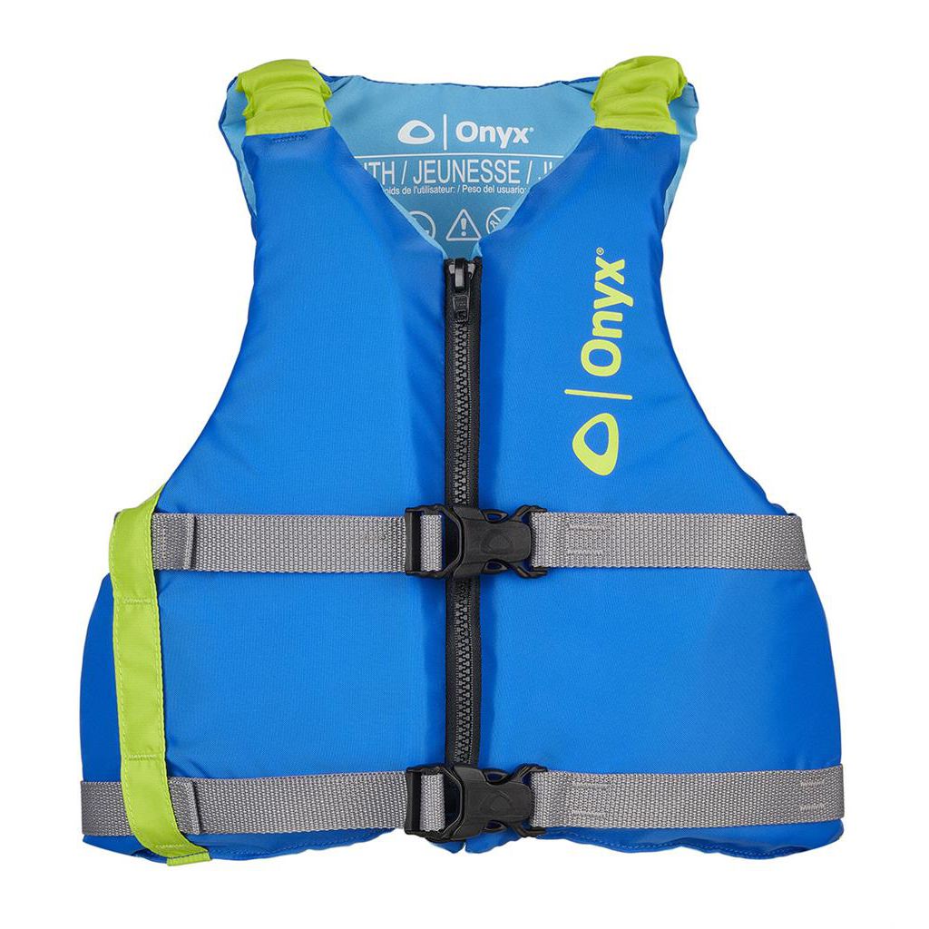 Onyx Paddle Youth Life Jacket Vest, Blue, Absolute Outdoors