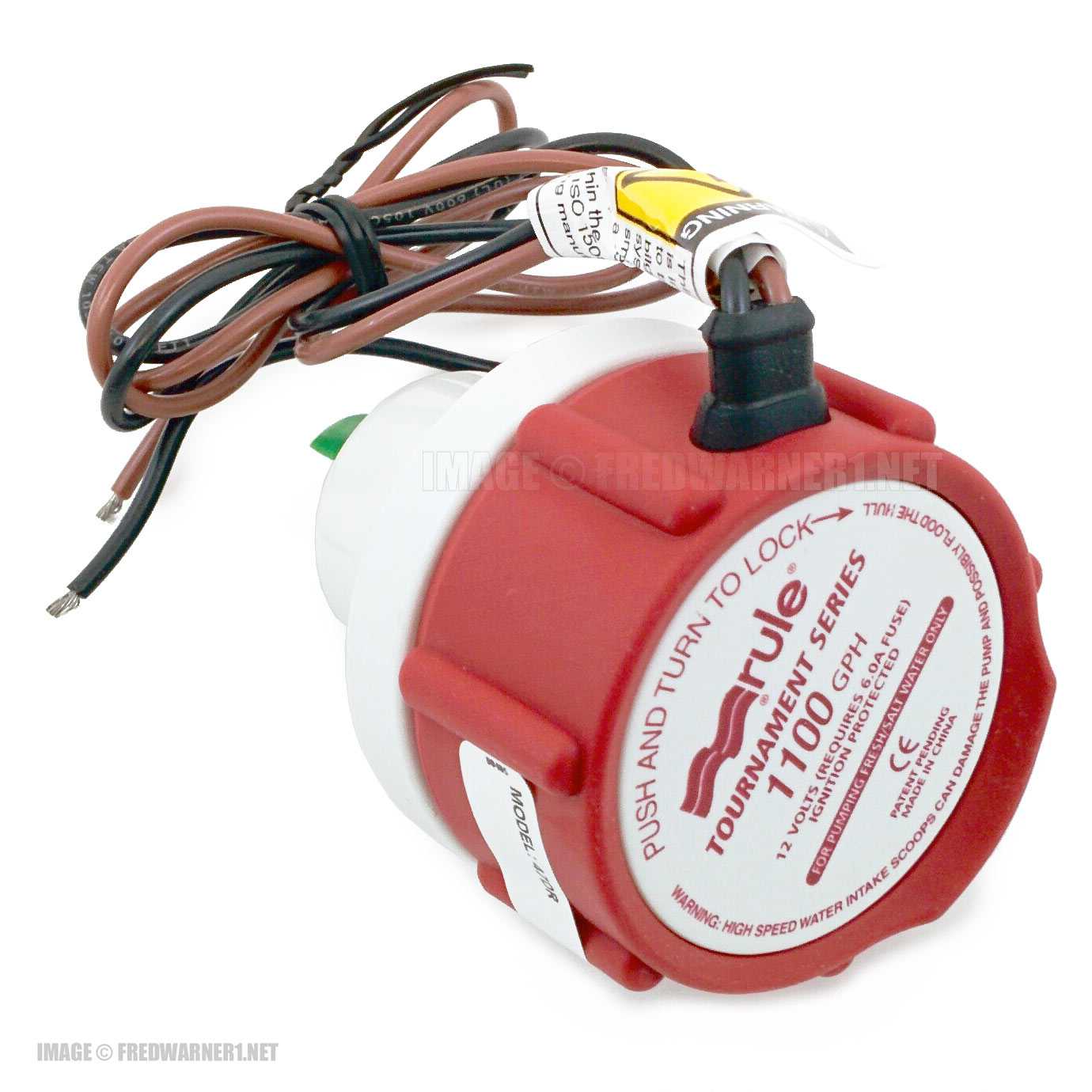 Rule 1100 GPH LivewellBaitwell Replacement Motor Cartridge 47DR 12VDC